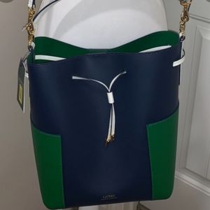 Lauren Ralph Lauren Color Block Dryden Bag Debby ii